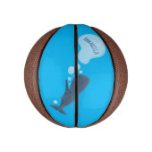 かわいいマッコウジ吹ェールの泡の漫画 ミニバスケットボール (縦)