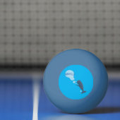 かわいいマッコウジ吹ェールの泡の漫画 卓球ボール (ネット)