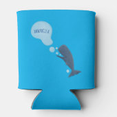 かわいいマッコウジ吹ェールの泡の漫画 缶クーラー (裏面)