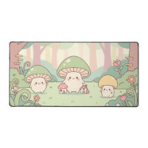 かわいいマッシュルームの森