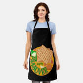 かわいいマッゾユダヤ人の休日とハッピー過ぎ越し エプロン (着用した状態)