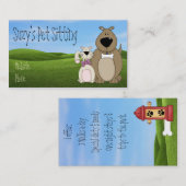 かわいいマットの名刺 名刺 (正面/裏面)