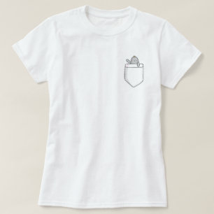かわいいマナティーのポケットTシャツ Tシャツ