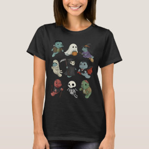 かわいいマナティー幽霊ゾンビウィッチハロウィンコスチューム Tシャツ