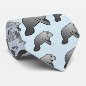 かわいいマナティー ネクタイ (ロール)