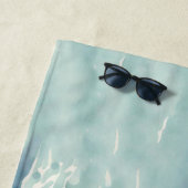 かわいいマナ男女兼用ーパーソナライズされた ビーチタオル (インサイチュ)