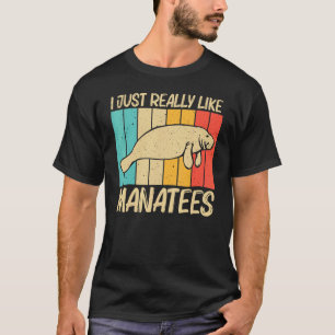 かわいいマナ男性へーウィメンズシーカウドゥゴンマナティー Tシャツ