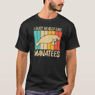 かわいいマナ男性へーウィメンズシーカウドゥゴンマナティー Tシャツ