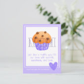 かわいいマフィン&甘いお母さんのデイカード (スタンド正面)