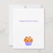 かわいいマフィン&甘いお母さんのデイカード (裏面)