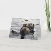 かわいいママとパップスシーオッターズ カード (正面)