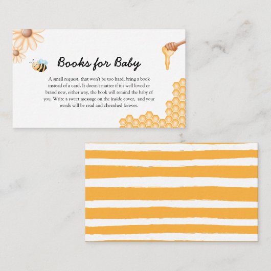 かわいいママとビーの夏の本ベビー エンクロージャーカード (正面/裏面)