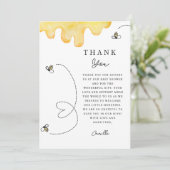 かわいいママとビーの赤ちゃんシャワーありがとう サンキューカード (スタンド正面)