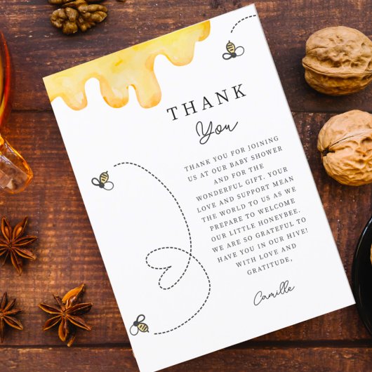 かわいいママとビーの赤ちゃんシャワーありがとう サンキューカード