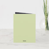 かわいいママとベビーパンダのクマ カード (裏面)