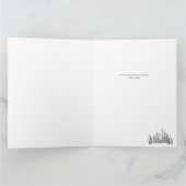 かわいいママとベビーベアーマウンテンレンジサンキュー カード (内部)