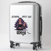 かわいいママと私のエスニックハロウィーン シール (スーツケース)