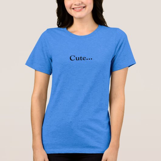 かわいいママのカスタマイズ可能なTシャツ トライブレンドTシャツ (正面)