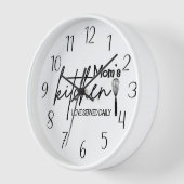 かわいいママのキッチンの愛が毎日提供された 壁時計 (傾斜)