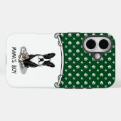 かわいいママのボーストンテリア(黒) Case-Mate iPhoneケース (裏面 (横))