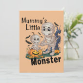 かわいいママの小さな怪物おかしなハロウィーンパーティー シーズンカード (スタンド正面)