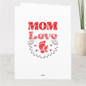 かわいいママの愛 カード (裏面)