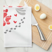 かわいいママの愛 キッチンタオル (四つ折り)
