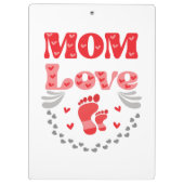 かわいいママの愛 クリップボード (裏面)