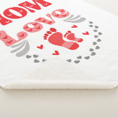 かわいいママの愛 シェルパブランケット (3/4)