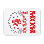 かわいいママの愛 マグネット (横)