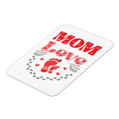 かわいいママの愛 マグネット (左側)