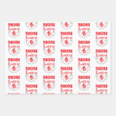 かわいいママの愛 ラッピングペーパーシート (正面2)