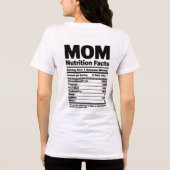 かわいいママの花束 トライブレンドTシャツ (裏面)