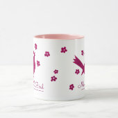 かわいいママの鳥 マグカップ (中央)