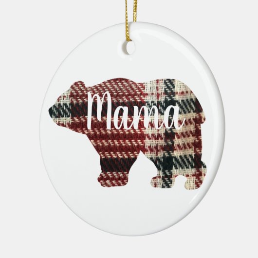 かわいいママはデザインママの日のプレゼント セラミックオーナメント (左)