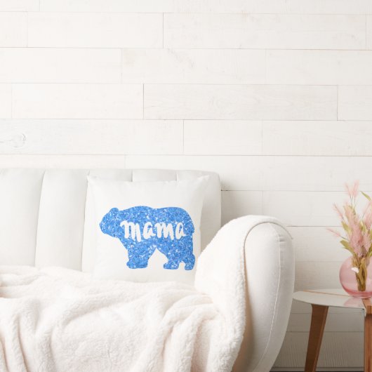 かわいいママは青い輝くデザインを彼女のために クッション (ソファ)