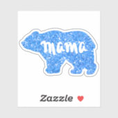 かわいいママは青い輝くデザインを彼女のために シール (シート)