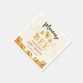 かわいいママへビー男女兼用ベイビーシャワー スタンダードカクテルナプキン (角)