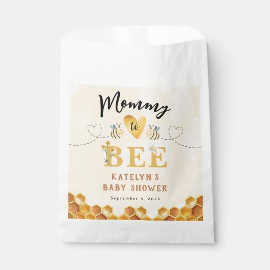 かわいいママへビー男女兼用ベイビーシャワー フェイバーバッグ (正面)