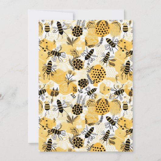 かわいいママへビー赤ちゃんシャワー招待状 招待状 (裏面)