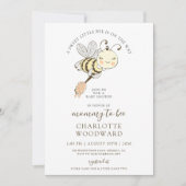 かわいいママへビー赤ちゃんシャワー招待状 招待状 (正面)