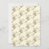 かわいいママへビー赤ちゃんシャワー招待状 招待状 (裏面)