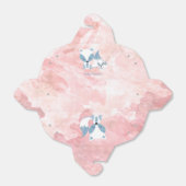 かわいいママキツネとベビーキツネベビーシャワー フェイバーボックス (折り畳みなし)