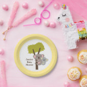 かわいいママコアラベアベビーシャワーパーティー ペーパープレート (パーティー)