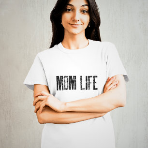かわいいママ人生ニューママ Tシャツ