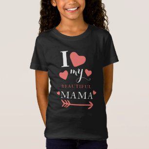 かわいいママ大好き Tシャツ