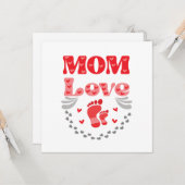 かわいいママ愛 カード (正面/裏面インサイチュ)