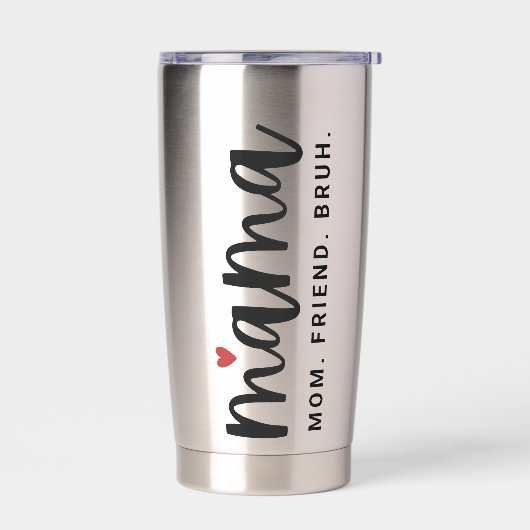 かわいいママ母の友人Bruh母の日の贈り物 保温保冷タンブラー (左面)