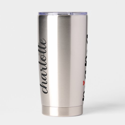 かわいいママ母の友人Bruh母の日の贈り物 保温保冷タンブラー (正面)