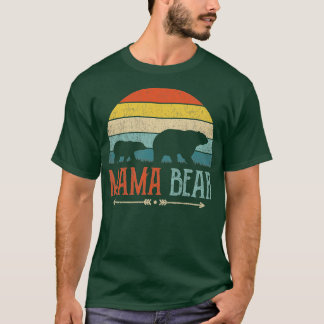 かわいいママ熊ヴィンテージママ日レトロママ Tシャツ